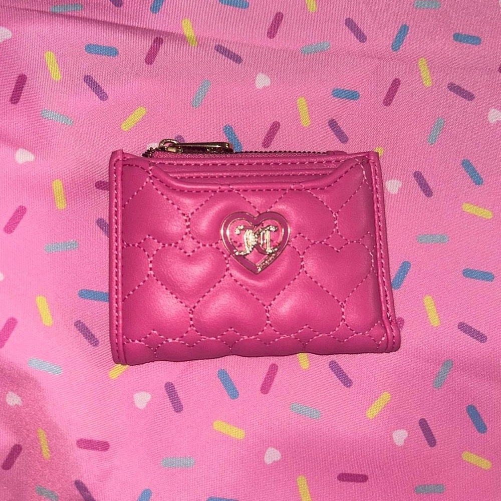 Juicy Couture Hot Pink Heart Wallet
